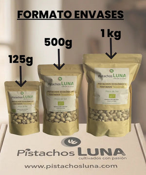 Pistacho ecológico mondado crudo gourmet - Pistachos Luna
