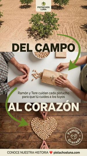 Pistachos Ecológicos Tostados «Gourmet» Sin Sal - Pistachos Luna