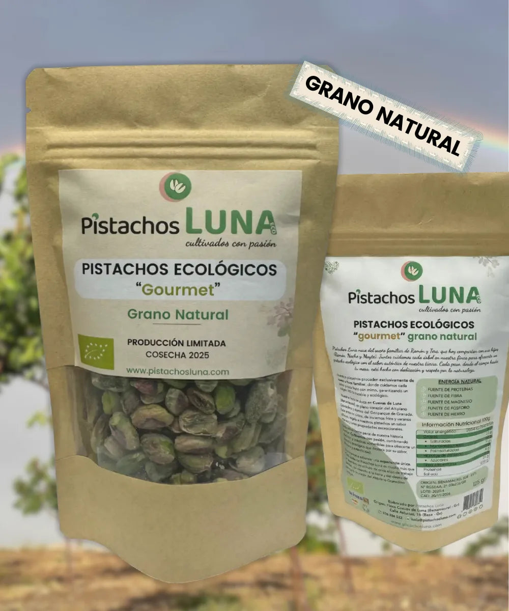 Pistacho ecológico mondado crudo gourmet