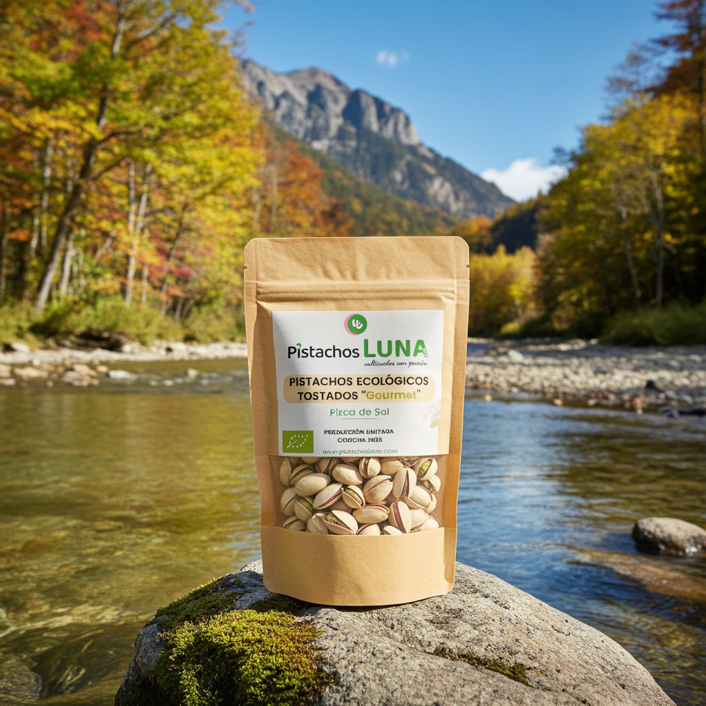 Pistachos Ecológicos Tostados "Gourmet" Pizca de Sal - Pistachos Luna